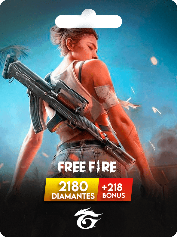 2180 DIAMANTES + 218 DE BÔNUS